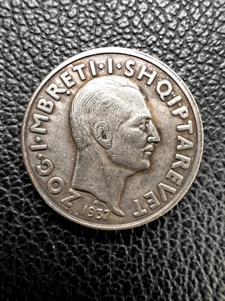 Read more about the article Coin 2 Franga Ari 1937 Albania