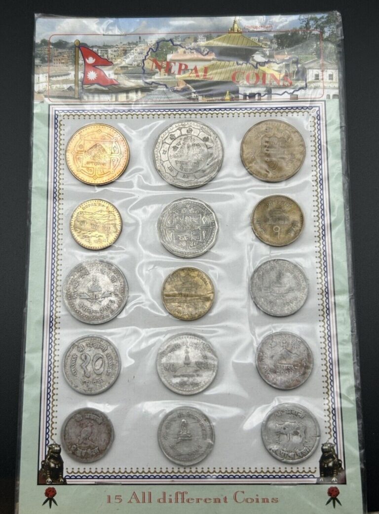 Read more about the article Nepal Coins 15 Coin Lot Varied Dates And Denominations  Cool Set To Add To Set