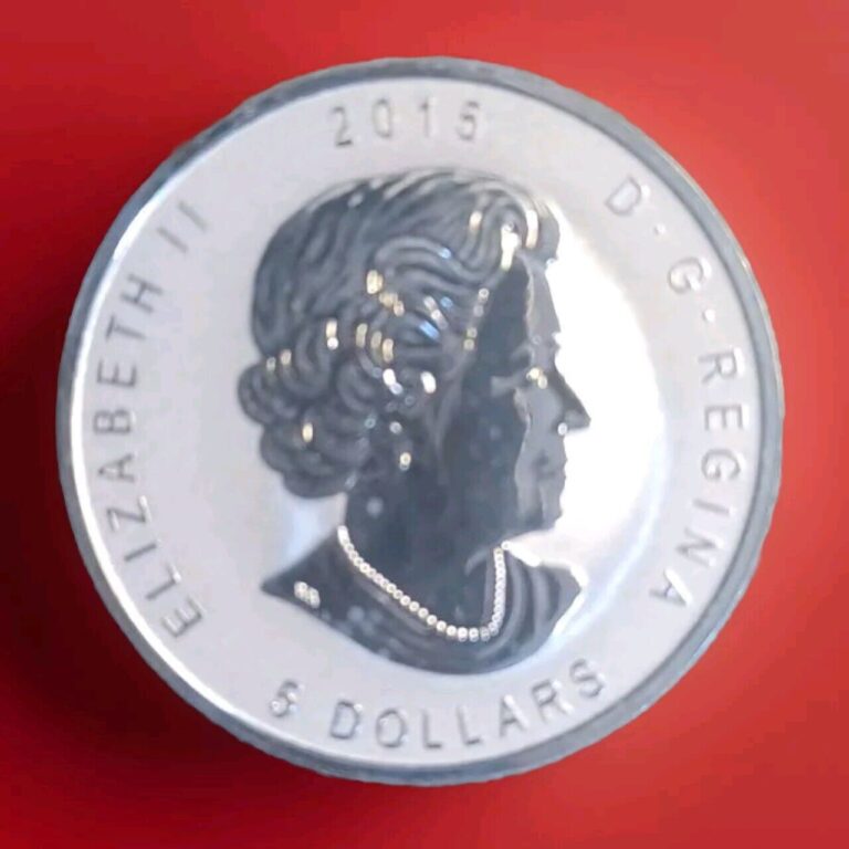 Read more about the article 2015 1 oz Canadian Silver Maple Leaf $5 Coin  .9999 Fine Silver