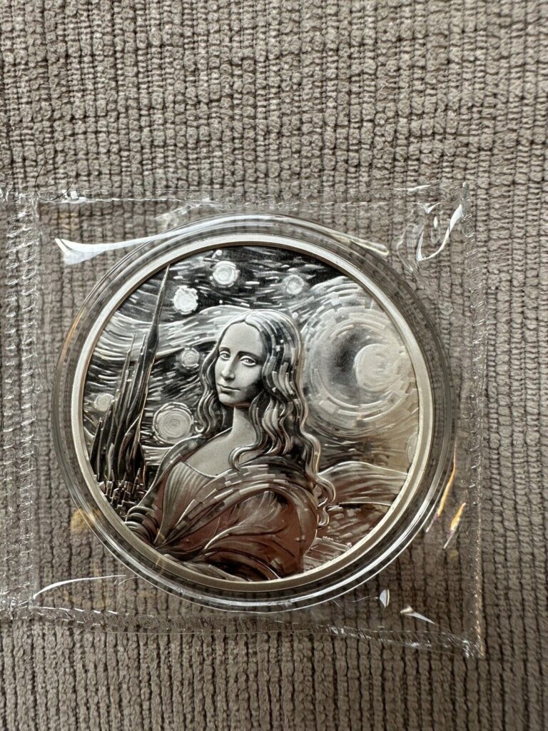 Read more about the article 2024 Fiji Mona Lisa Van High Starry Night 1 Oz .999 Silver Coin Proof-like