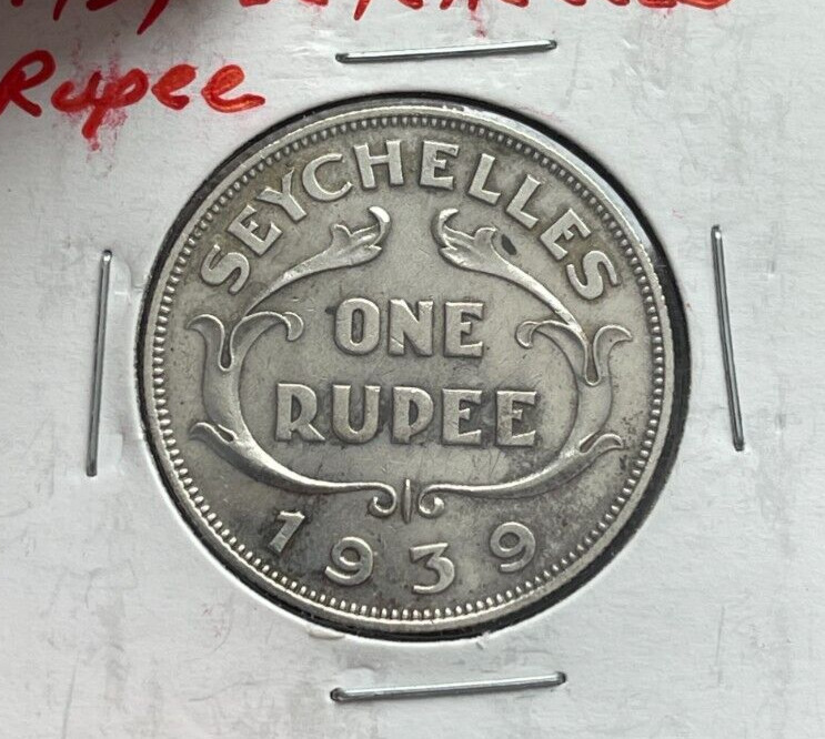 Read more about the article 1939 Seychelles 1 One Rupee – Silver – Cleaned L2