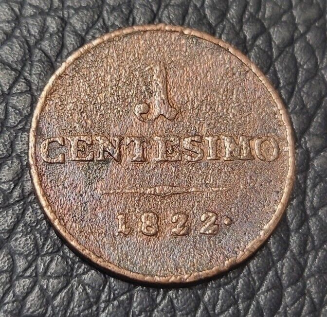 Read more about the article 1822 Italy 1 Centesimo Coin