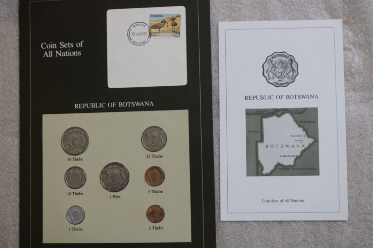 Read more about the article 🧭 🇧🇼 BOTSWANA LARGE MINT SET WITH COA B65