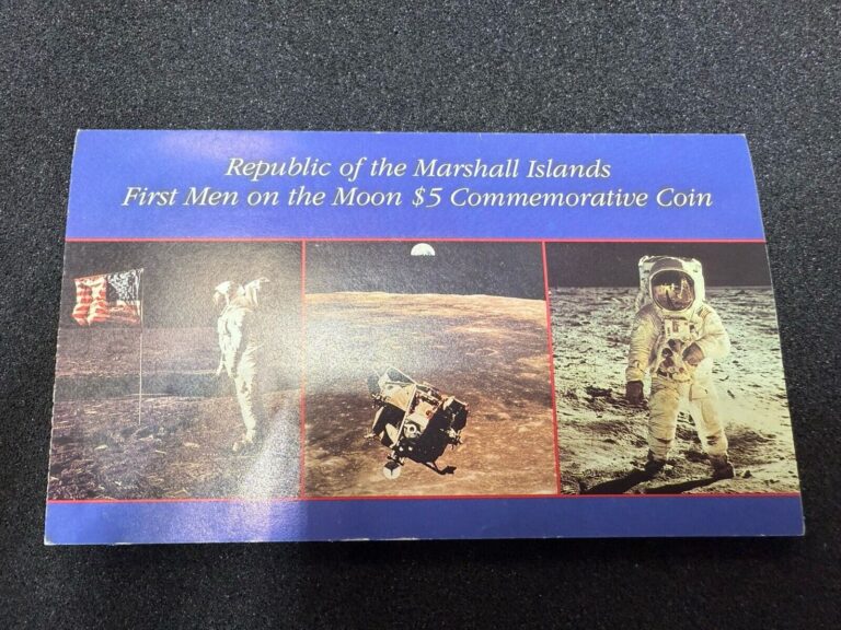 Read more about the article First Man on the Moon- Five Dollar Coin 1989 (Republic of the Marshall Islands)-