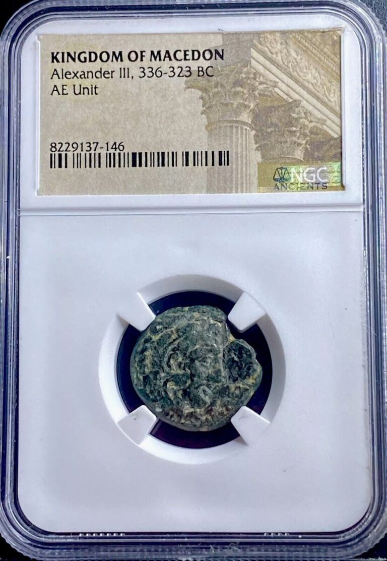 Read more about the article NGC Alexander The Great 336-323 BC Greek Kingdom of Macedon Coin Genuine Nice