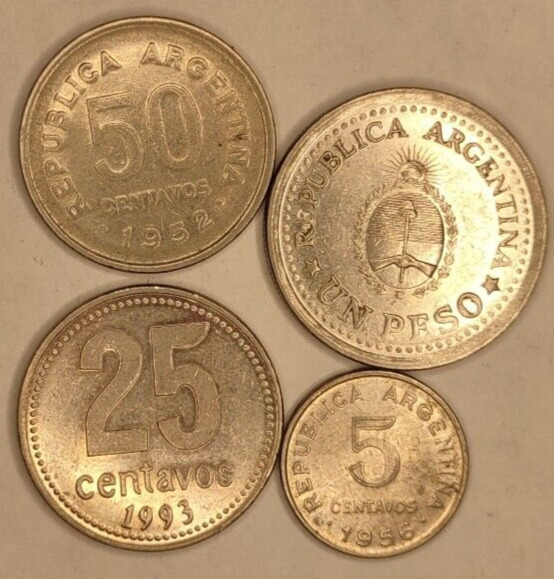 Read more about the article Argentina coins lot of 4
