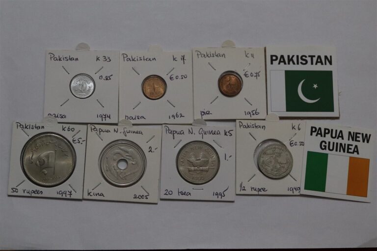 Read more about the article 🧭 🇵🇰 PAKISTAN + PAPUA NEW GUINEA OLD COINS LOT B66 #447