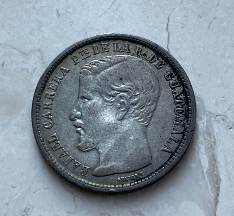 Read more about the article 1864 Guatemala 1 One Peso – Silver