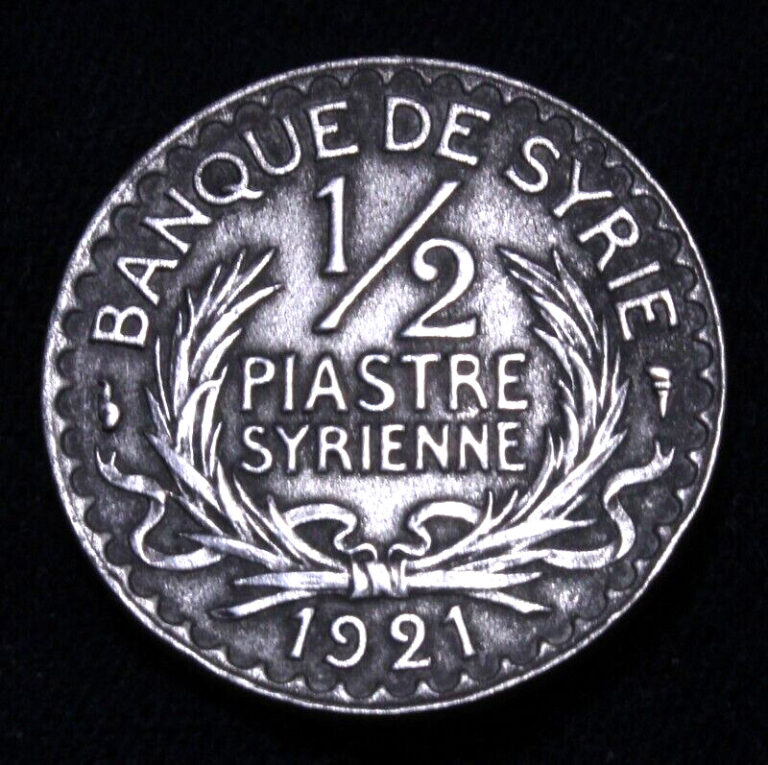 Read more about the article Middle East 1921  1/2 Piastre     53-792