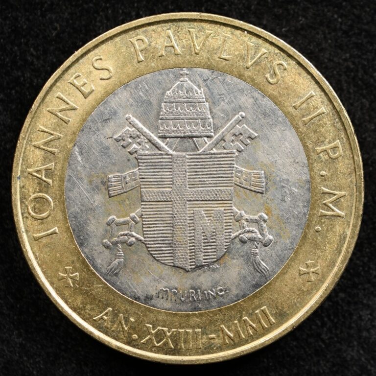 Read more about the article Vatican City 1000 Lire 2001  Coin  Inv#H563