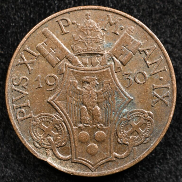 Read more about the article Vatican City 5 Centesimi 1930  Coin  Inv#H561