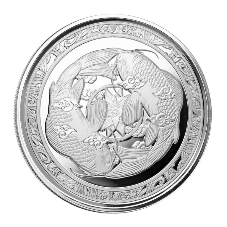 Read more about the article 2023 Fiji $1 1-oz Silver Koi Fish Gem BU