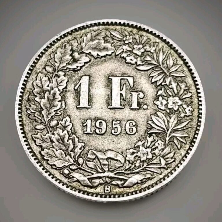 Read more about the article 1956 Switzerland Franc Silver Old World Coin KM 24 (SW021)