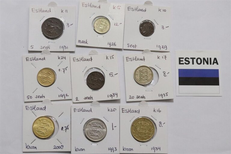 Read more about the article 🧭 🇪🇪 ESTONIA OLD COINS LOT B66 #141