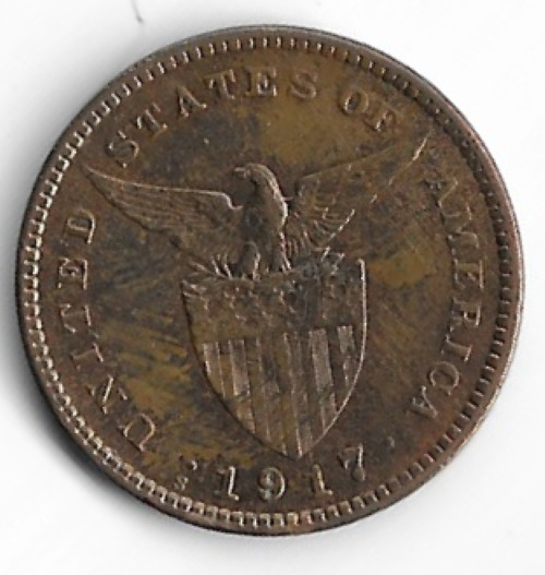 Read more about the article PHILIPPINES USA 1917 S SAN FRANCISCO ONE CENTAVOS 1c CIRCULATED COIN