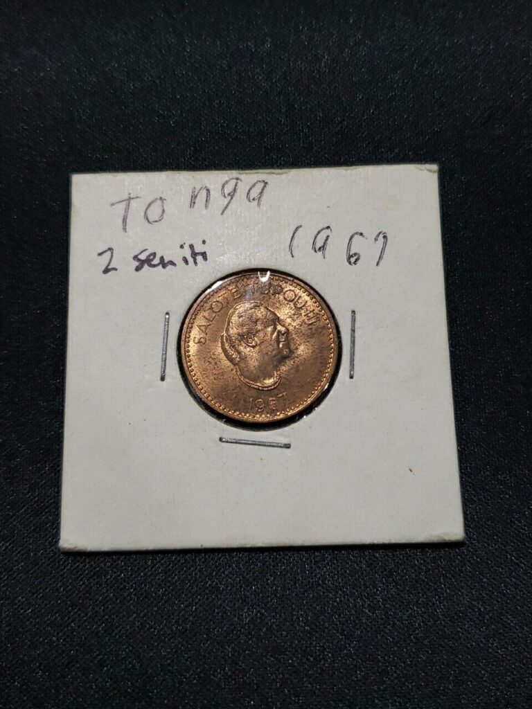 Read more about the article 1967 Tonga 2 Seniti Coin – Bronze – KM# 5