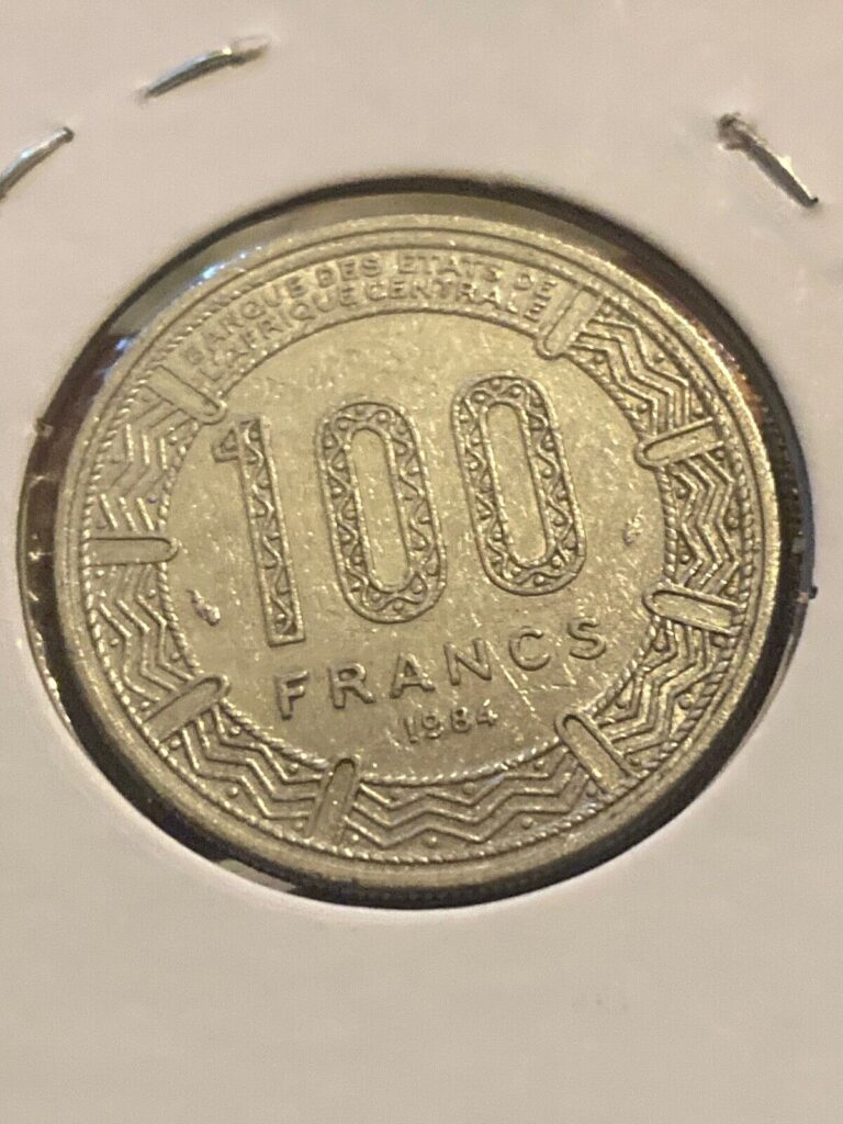 Read more about the article Gabon (now Central African States) 100 Francs 1984 K13 Eland Obsolete