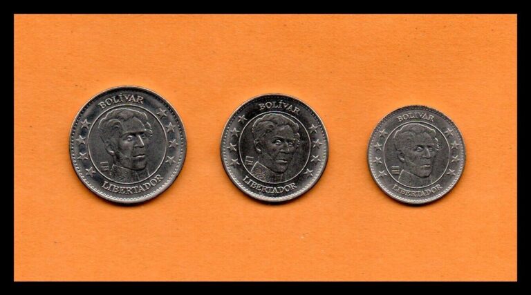 Read more about the article Venezuela UNC Lot 3 Coins 25  50 Cents and 1 Bolivar 2021