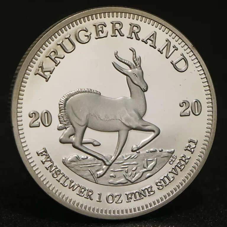 Read more about the article New 2022/2020 South Africa Saudi Africa Krugerrand 1OZ Silver Coin Paul Kruger T