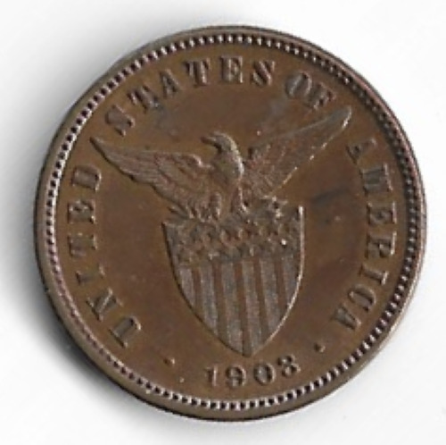 Read more about the article PHILIPPINES USA 1903 HALF CENTAVOS 1/2c CIRCULATED COIN