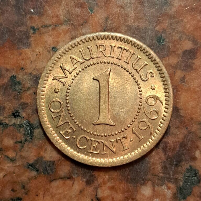 Read more about the article 1968 MAURITIUS 1 CENT COIN – #B5445