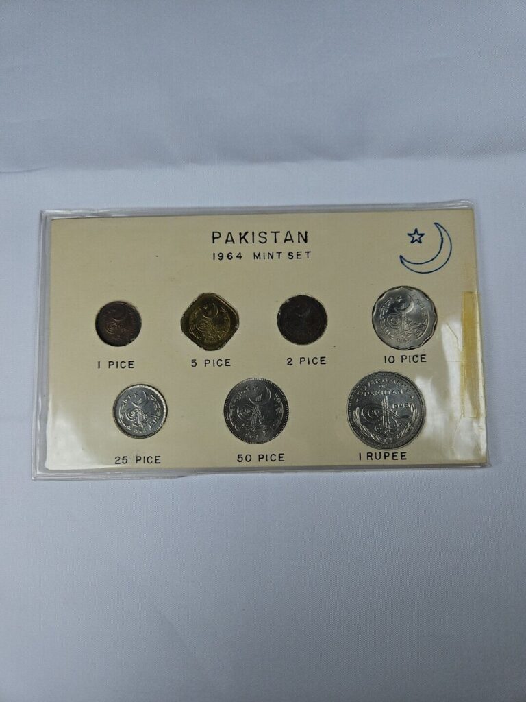 Read more about the article 1948-1964 Coins of Pakistan 7 Coin Mint Set