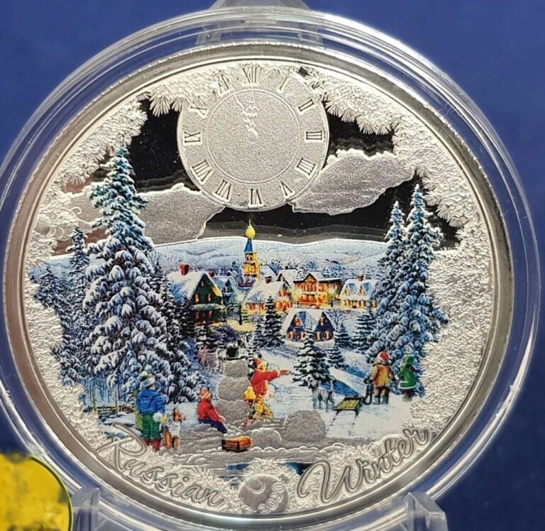 Read more about the article 2020 Benin New Year Coin Winter Forest Christmas Holidays Silver Colored Proof