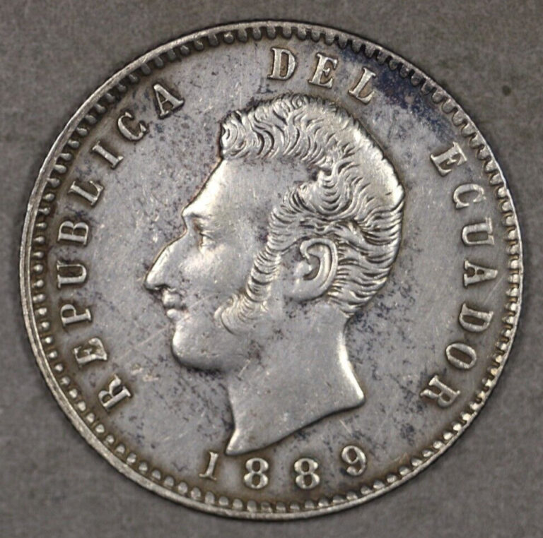 Read more about the article 1889 Ecuador Silver 2 Decimos