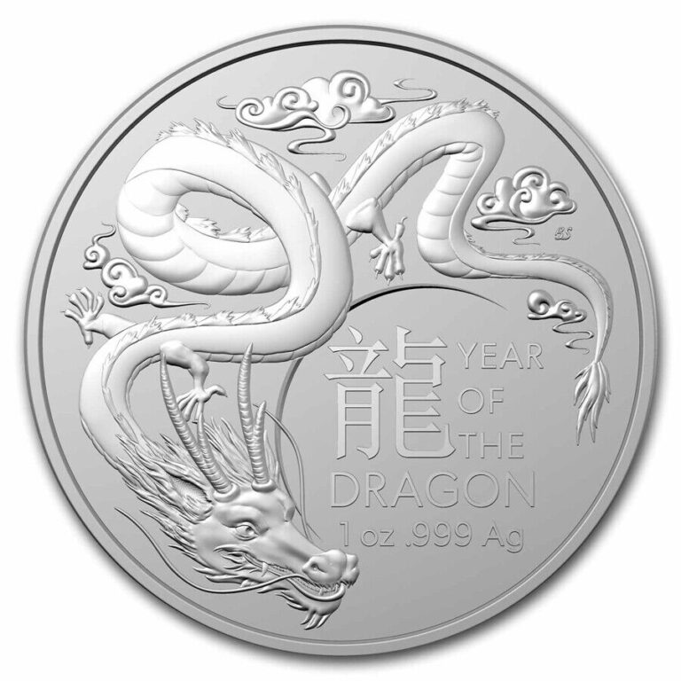 Read more about the article 2024 Australia 1 oz Silver Lunar Year of the Dragon BU