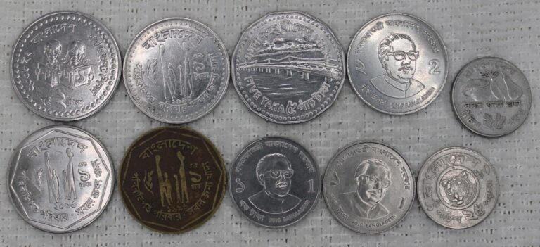 Read more about the article Set of 10 Bangladesh Coins