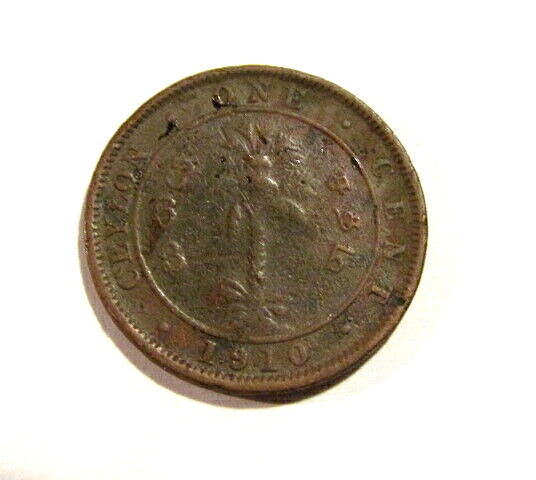 Read more about the article Ceylon 1910 1 Cent Old Coin