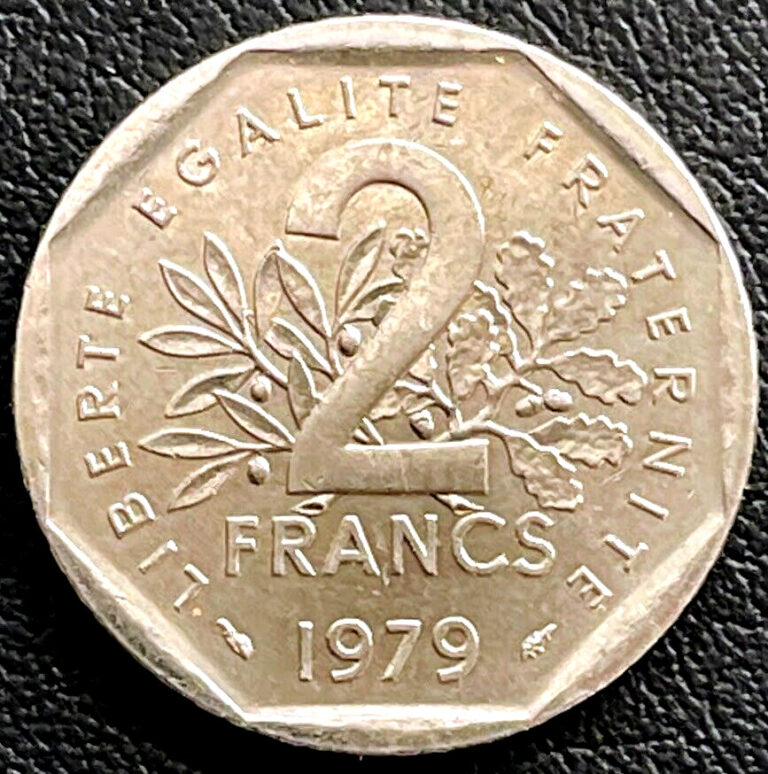 Read more about the article 1979 France Coin 2 Francs KM# 942.1 UNCIRCULATED ? EUROPE French FREE SHIPPING