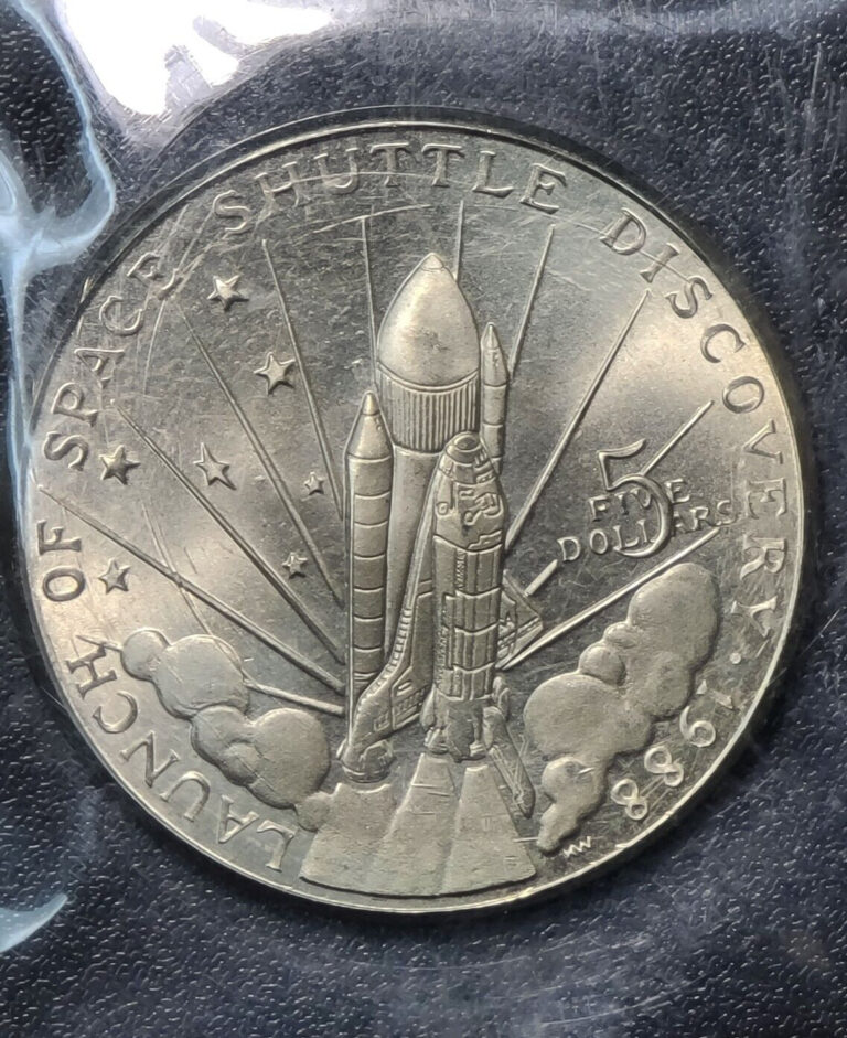 Read more about the article 1988 MARSHALL ISLANDS COMMEMRATIVE $5 COIN SPACE SHUTTLE DISCOVERY (SEALED)