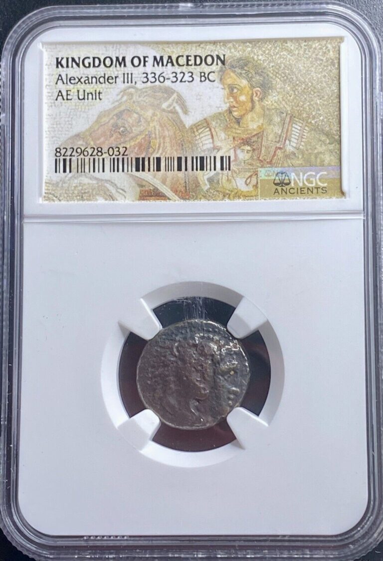 Read more about the article NGC Alexander The Great 336-323 BC Greek Kingdom of Macedon Coin Genuine Nice