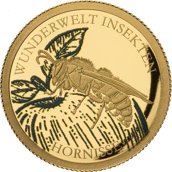 Read more about the article 2022 Togo European Hornet .9999 Gold Colored Coin Proof Insect WWF Wildlife RARE