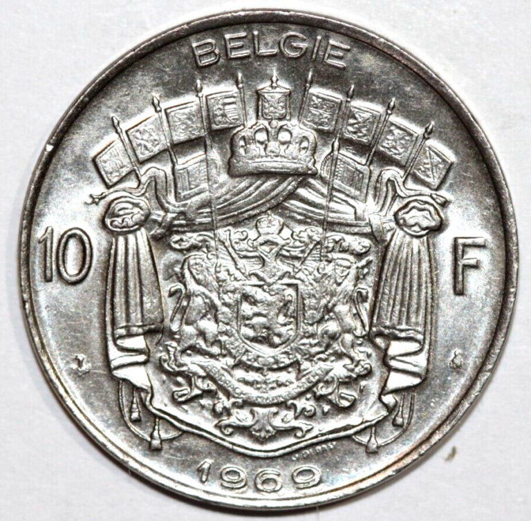 Read more about the article Belgium 1969 10 Francs  Dutch Legend Belgie –   Foreign Coin  27mm