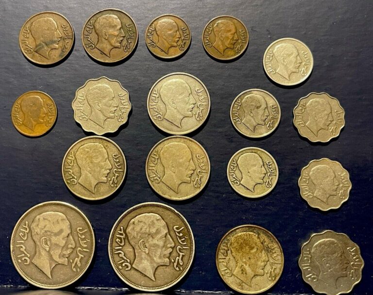 Read more about the article 18x Kingdom Of Iraq King Faisal I Coins – Including Key Dates #R3