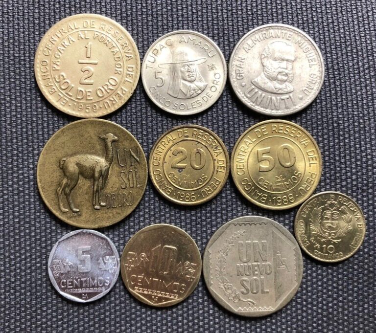 Read more about the article Peru 🇵🇪 Lot Of 10  World Foreign Coins