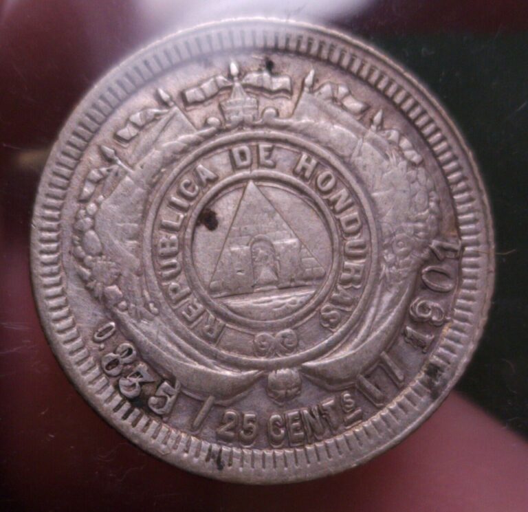 Read more about the article 1901/801 Honduras 25 Centavos