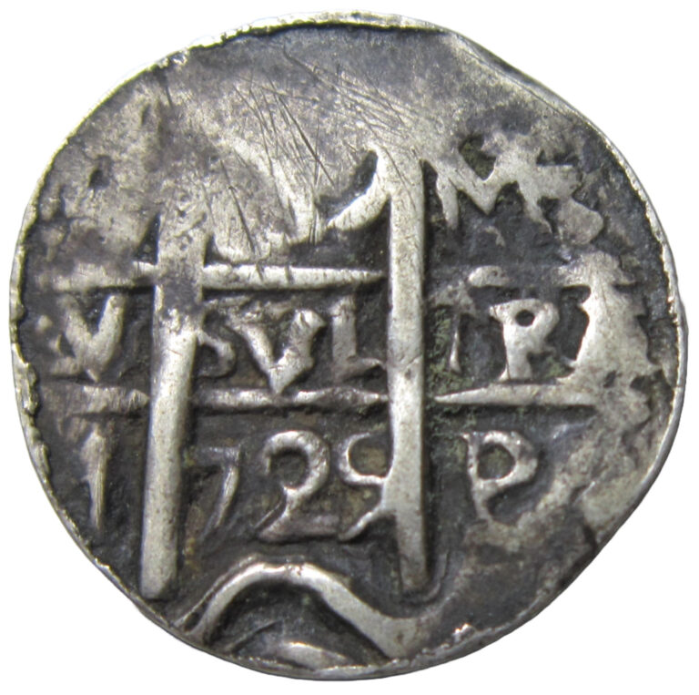Read more about the article SPANISH COLONIAL. BOLIVIA  POTOSI. SILVER 1 REAL  1729.