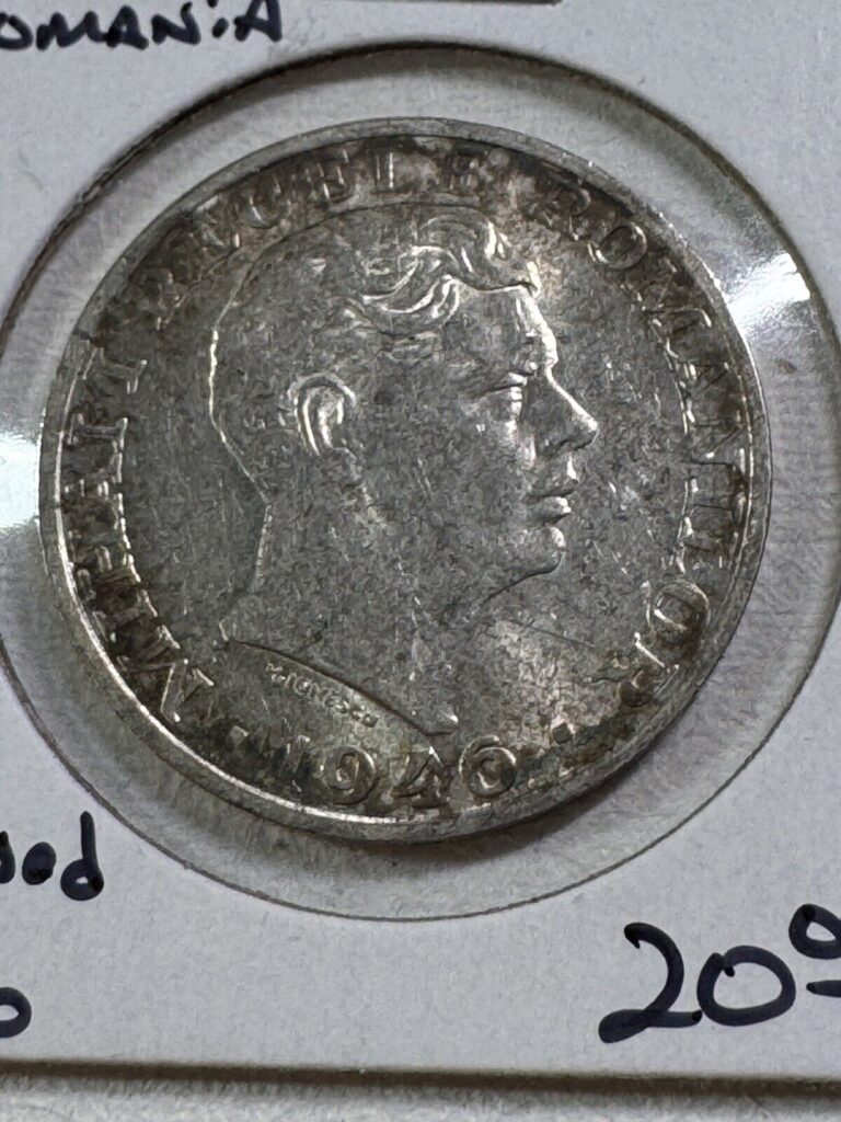 Read more about the article 1946 Romania 25 000 Lei Large Silver Coin Cleaned