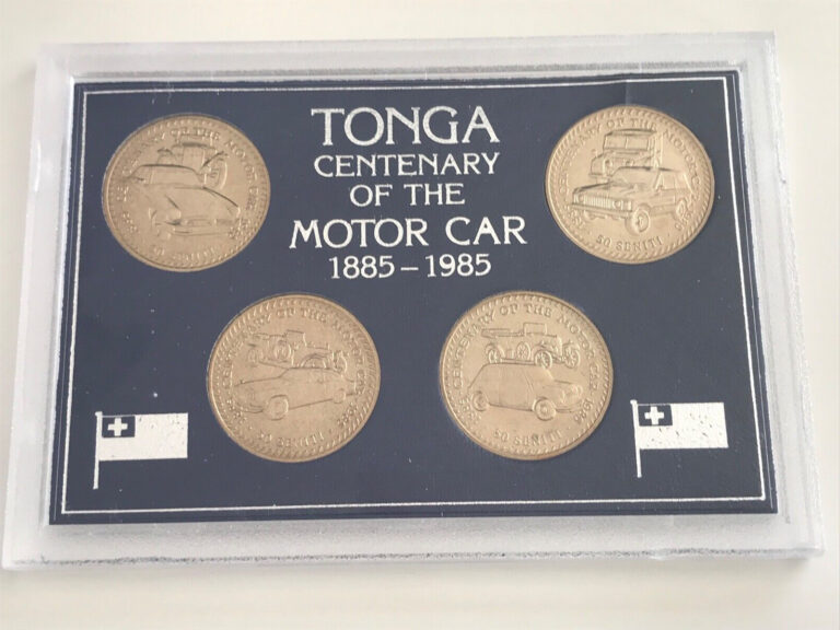 Read more about the article 1985 TONGA 4 COIN MOTOR CAR SET EXTREMLEY RARE