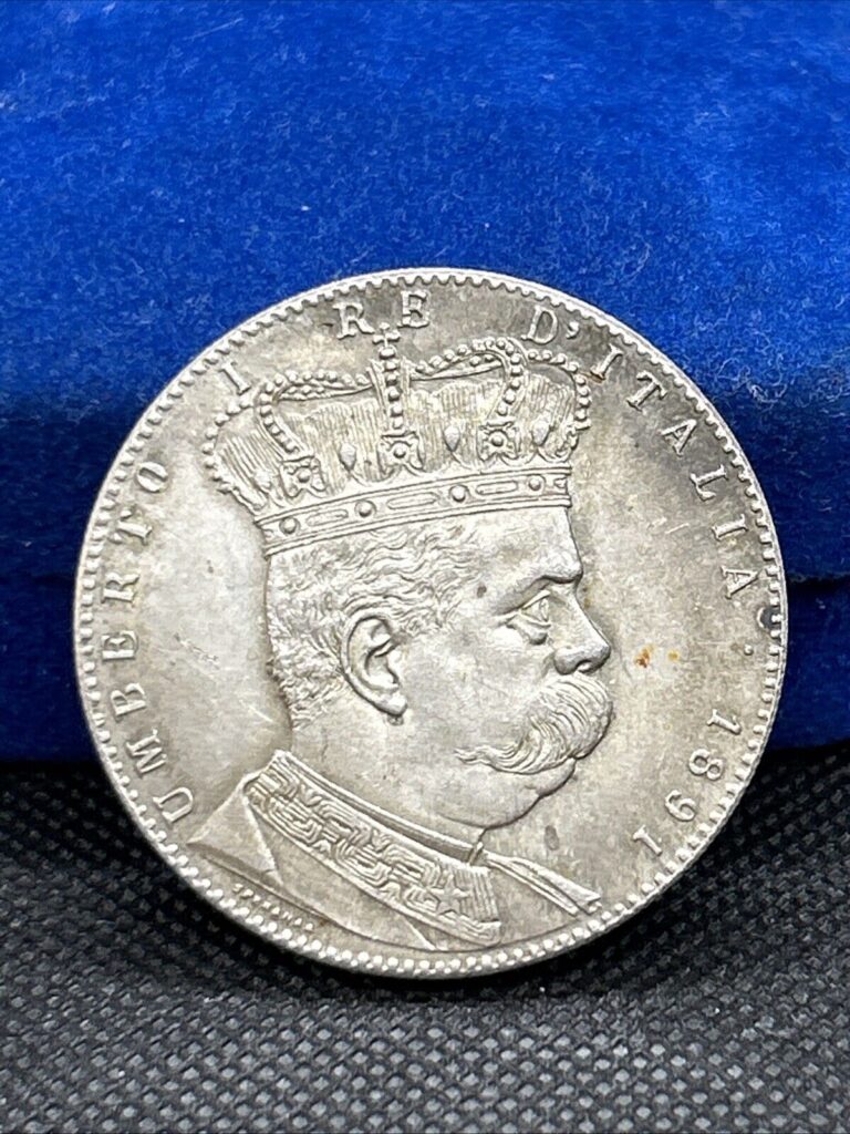 Read more about the article 1891 Colonia Eritrea- Umberto – Tallero 5 LIRE (ريال)