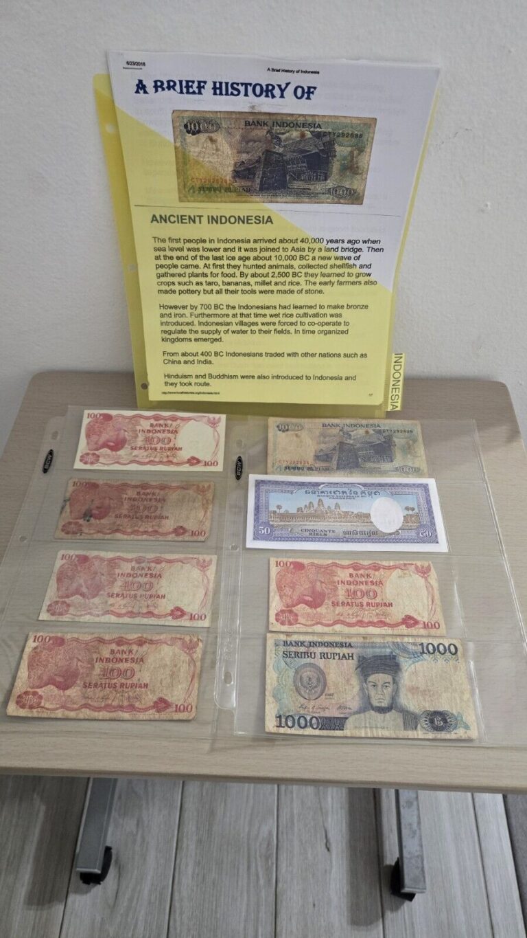 Read more about the article Banknotes Indonesia Lot Of 8