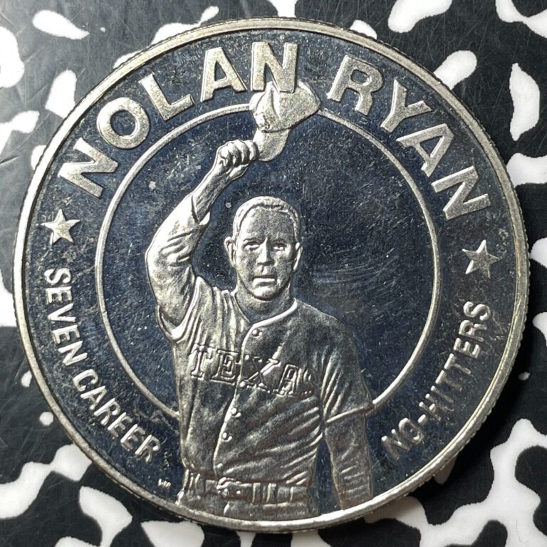 Read more about the article 1993 Liberia $1 Dollar (8 Available) (1 Coin Only) Nolan Ryan