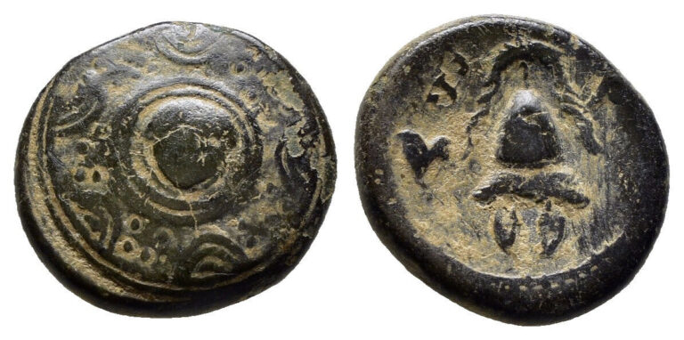 Read more about the article Ancient Greek Bronze Coin – Macedonia 323-317 BC – Philip III Arrhidaios