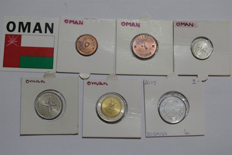 Read more about the article OMAN – 6 COINS HIGH GRADE B49 #1732