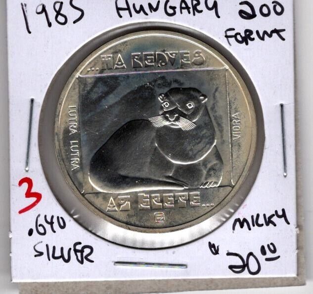 Read more about the article 1985 Hungary- .640 Silver- Milky