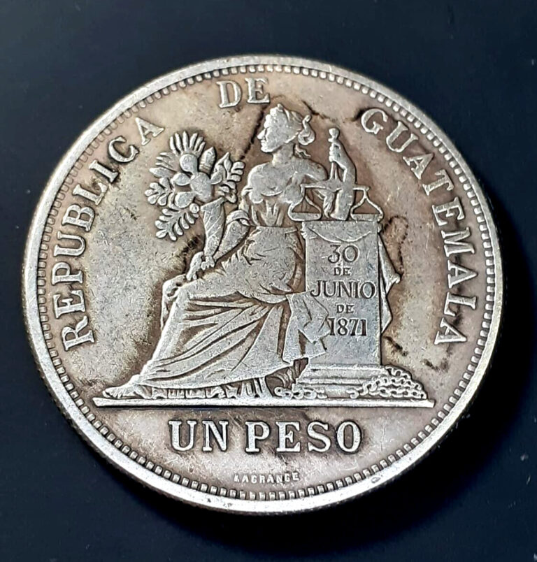 Read more about the article Coin 1 peso 1894 Guatemala
