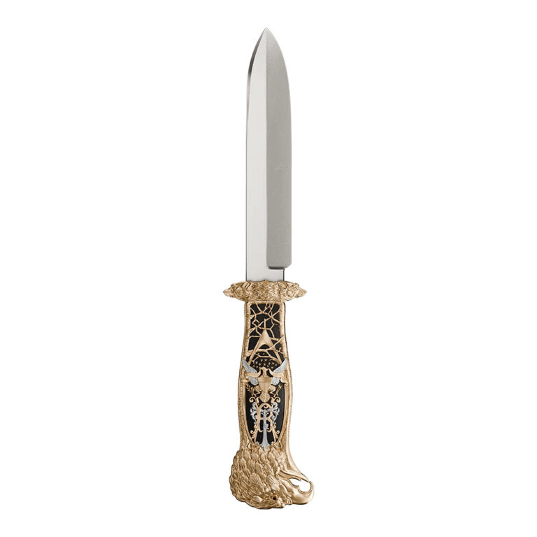 Read more about the article 2025 Samoa Theodore Roosevelt’s Hunting Knife 2 oz Silver Antiqued Gilded Coin